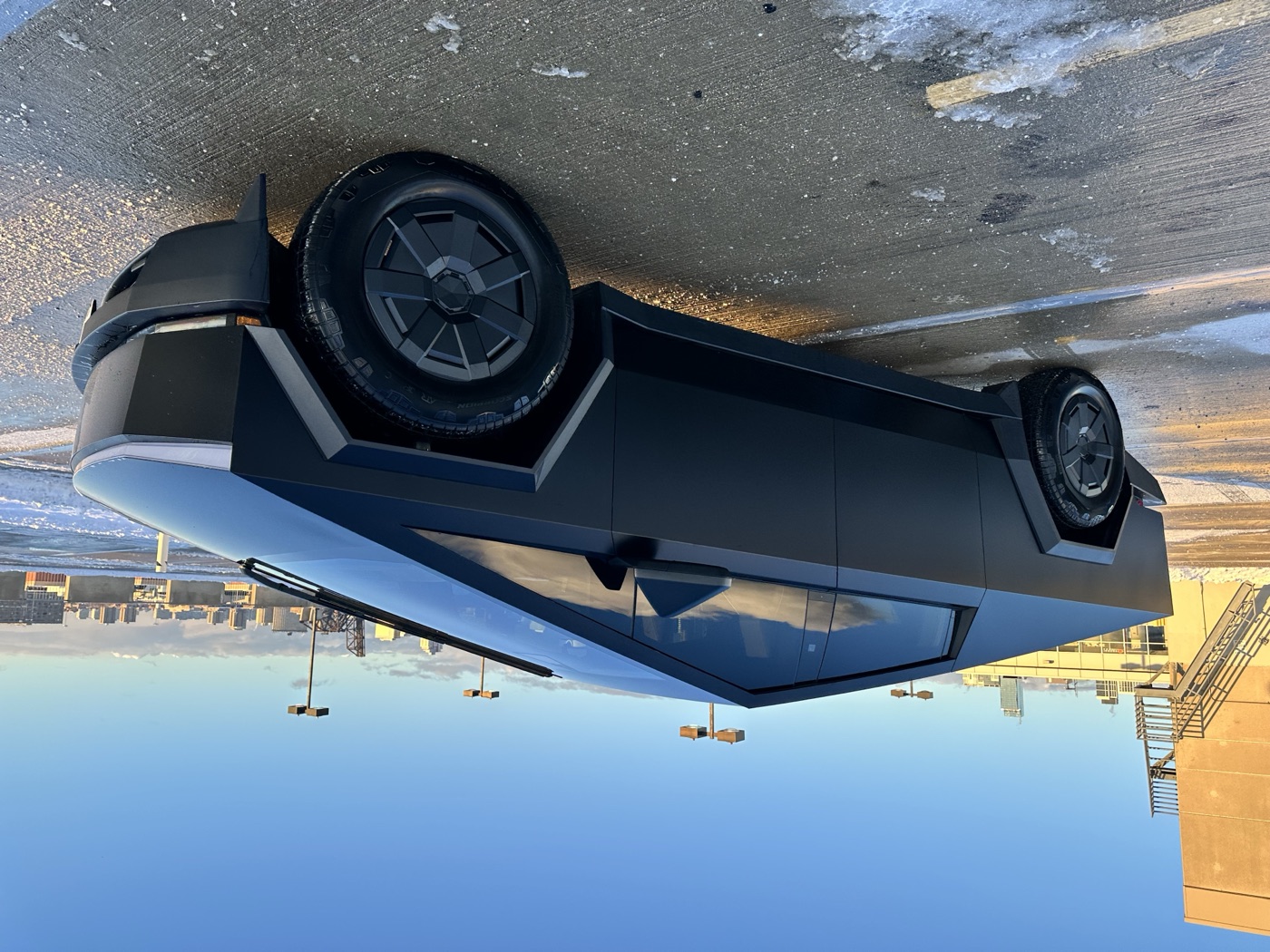 Cyberbeast side view in parking structure